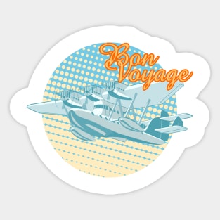 Cartoon plane Sticker